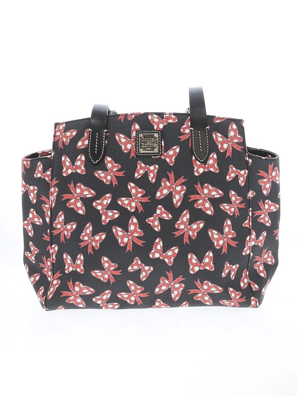 Disney Dooney & Bourke Minnie Mouse Red and White Polkadot Bow Shopper Purse